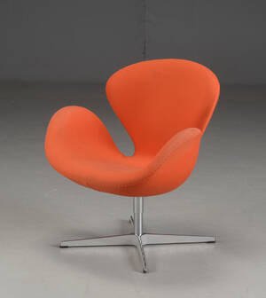 Arne Jacobsen. Lænestol model 3320, Svanen