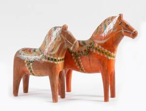 Dalahästar 2st, omkring 1900-talets mitt