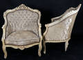 Fåtöljer, 1 par, Rokokostil, 1900 talets början 2