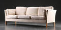 Erik Jørgensen. Tre-personers sofa, model EJ 2603 