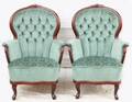 Fåtöljer ett par, rokokostil, 1900-tal