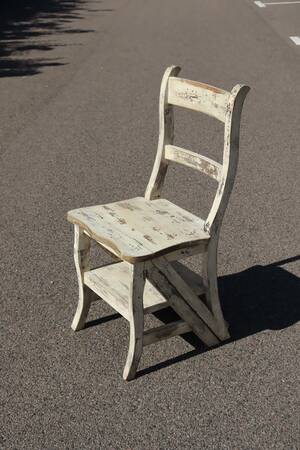 Stol med trappstege funktion