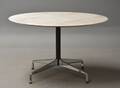 Charles Eames. Segmented table med plade i marmor. Ø 120 cm 