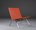 Poul Kjærholm. Lænestol model PK 22  classic læder. Denne vare er sat til omsalg under nyt varenummer 4400802