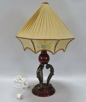 Bordslampa, 1900-talets mitt