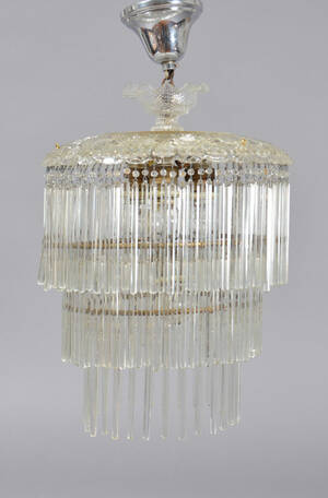 Lysekrone  prismekrone, 1900-tallet