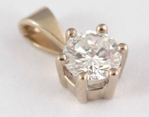 Brillantvedhæng - ca. 0.25 ct.