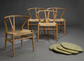 Hans J. Wegner. 1914-2007. Y- stol, model CH 24 4