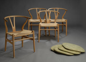 Hans J. Wegner. 1914-2007. Y- stol, model CH 24 4
