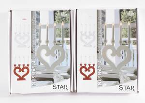 Elljusstakar ett par, Nusnäs-4