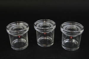 Iittala, Glasburkar med lock, 3 st
