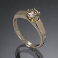 Solitairering, ca. 0.90 ct.