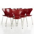 Arne Jacobsen sjuan stolar 6 st 