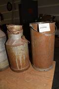 Mjölkcylinder och mjölkkruka