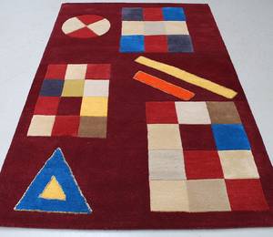 Håndtufted designtæppe 244x153cm