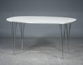 Piet Hein  Bruno Mathsson. Super Ellipse spisebord 