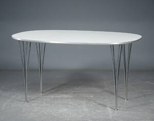 Piet Hein  Bruno Mathsson. Super Ellipse spisebord 