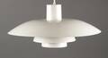 Poul Henningsen for Louis Poulsen. PH 43 pendel af hvidlakeret metal