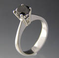 Solitaire ring ca. 1.18 ct.