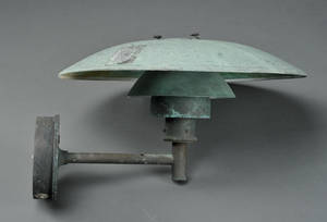 Poul Henningsen. PH 4,53 udendørslampe.