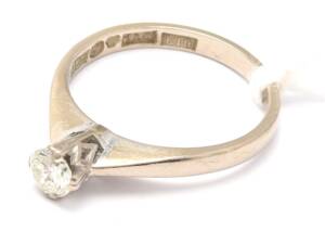 Ring 18K vitguld
