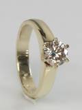Solitairering, ca. 0.75 ct.