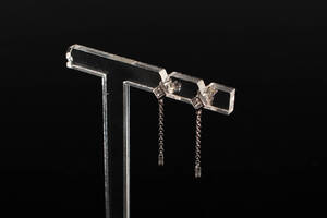 Par brillantørestikker, 0.30 ct. 2