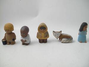 Figuriner, 5 st. Lisa Larson f. 1931