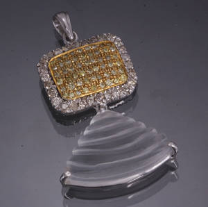 Diamantvedhæng, ca. 0.92 ct