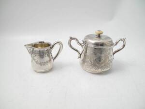 Sockerskål,  gräddkanna