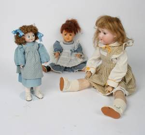 Tre dukker bla. Armand Marseille 3 Denne auktion er annulleret2014514