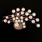 Brosch 14 k guld