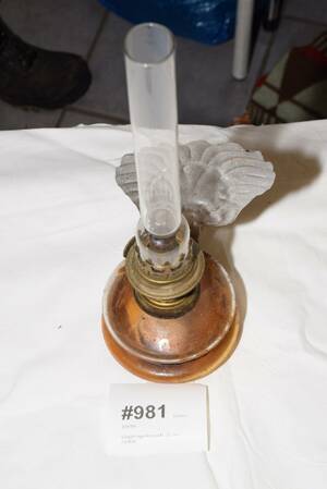 Väggfotogenlampa H 37 cm