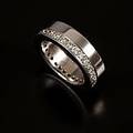 Ring 18 k vitguld briljanter
