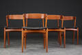 Dansk møbelproducent. Fire stole af teak 4