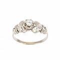 Ring vitguld diamanter