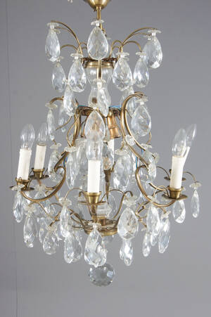 Ljuskrona i rokokostil