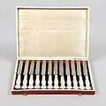 Knivar i silver 1800-tal