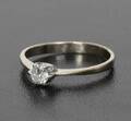 Diamantring, 18-k vitguld