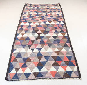 Persisk Kermanshah nomade-kelim, 234x128 cm.