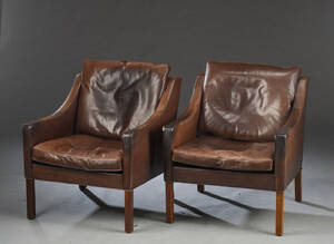 Børge Mogensen. Et par lænestole model 2207 2
