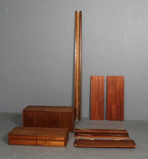 Poul Cadovius. Reolsystem i teak.
