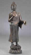 Buddha, bronze, 1900-tallet 