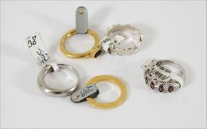 Ringar 5st, mestadels sterlingsilver