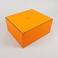 Box Hermès orange bruna kanter