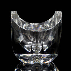 GÖRAN WÄRFF. SKÅL, glas, Kosta, signerad, 1900-tal.