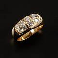 Ring 18 k guld briljanter
