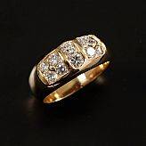 Ring 18 k guld briljanter