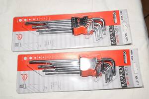 Torx- och insexnycklar, 2 st frp