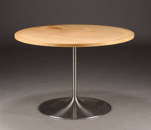 Dansk møbelproducent. Spisebord, egetræ, 196070erne
